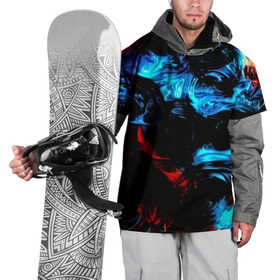 Накидка на куртку 3D с принтом Жидкие краски в Новосибирске, 100% полиэстер |  | 3d | абстракция | волны | другие | жидкие краски | краска | линии | оптические | полосы | прикольные | разводы | узоры | фрактал | цветные | яркие