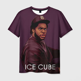 Мужская футболка 3D с принтом Ice Cube 5 в Новосибирске, 100% полиэфир | прямой крой, круглый вырез горловины, длина до линии бедер | ice cube | oshea jackson | rap | айс кьюб | гангста рэп | о’ши дже́ксон | рэп