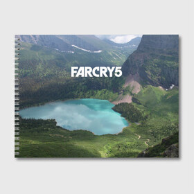 Альбом для рисования с принтом Far Cry 5 в Новосибирске, 100% бумага
 | матовая бумага, плотность 200 мг. | far cry | far cry 5 | фар край