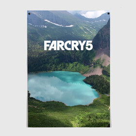Постер с принтом Far Cry 5 в Новосибирске, 100% бумага
 | бумага, плотность 150 мг. Матовая, но за счет высокого коэффициента гладкости имеет небольшой блеск и дает на свету блики, но в отличии от глянцевой бумаги не покрыта лаком | far cry | far cry 5 | фар край