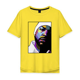 Мужская футболка хлопок Oversize с принтом Ice Cube в Новосибирске, 100% хлопок | свободный крой, круглый ворот, “спинка” длиннее передней части | ice cube | oshea jackson | rap | айс кьюб | гангста рэп | о’ши джексон | рэп