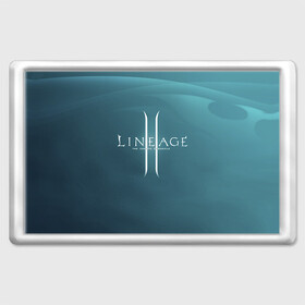 Магнит 45*70 с принтом LineAge II в Новосибирске, Пластик | Размер: 78*52 мм; Размер печати: 70*45 | Тематика изображения на принте: l2 | la 2 | lineage | lineage 2 | lineage ii | линейка