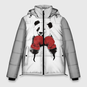 Мужская зимняя куртка 3D с принтом Панда боксер в Новосибирске, верх — 100% полиэстер; подкладка — 100% полиэстер; утеплитель — 100% полиэстер | длина ниже бедра, свободный силуэт Оверсайз. Есть воротник-стойка, отстегивающийся капюшон и ветрозащитная планка. 

Боковые карманы с листочкой на кнопках и внутренний карман на молнии. | бамбук | бамбуковый медведь | бокс | боксерские | брызги | енот | животное | коала | красивый | красная книга | кунгфу | медведь | милый | мишка | очки | панда | перчатки | пот | прикол | прикольный