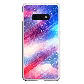 Чехол для Samsung S10E с принтом Space в Новосибирске, Силикон | Область печати: задняя сторона чехла, без боковых панелей | 3d | cosmos | абстракция | арт | блики | краски | текстура