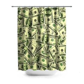 Штора 3D для ванной с принтом Benjamin Franklin в Новосибирске, 100% полиэстер | плотность материала — 100 г/м2. Стандартный размер — 146 см х 180 см. По верхнему краю — пластиковые люверсы для креплений. В комплекте 10 пластиковых колец | 3d | benjamin franklin | америка | богатство | валюта | денежные купюры | деньги | доллар | зеленые | сша | текстуры