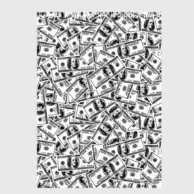 Скетчбук с принтом Benjamin Franklin S в Новосибирске, 100% бумага
 | 48 листов, плотность листов — 100 г/м2, плотность картонной обложки — 250 г/м2. Листы скреплены сверху удобной пружинной спиралью | Тематика изображения на принте: 3d | benjamin franklin | америка | богатство | валюта | денежные купюры | деньги | доллар | зеленые | сша | текстуры