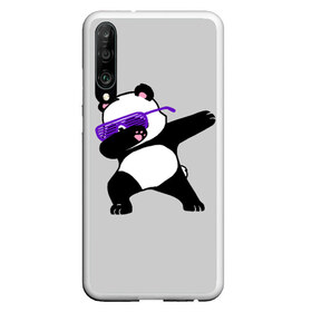 Чехол для Honor P30 с принтом Panda в Новосибирске, Силикон | Область печати: задняя сторона чехла, без боковых панелей | panda dab | животные | панда