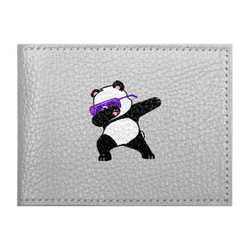 Обложка для студенческого билета с принтом Panda в Новосибирске, натуральная кожа | Размер: 11*8 см; Печать на всей внешней стороне | panda dab | животные | панда