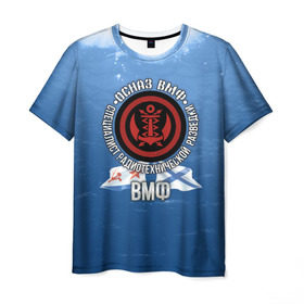 Мужская футболка 3D с принтом ОСНАЗ ВМФ в Новосибирске, 100% полиэфир | прямой крой, круглый вырез горловины, длина до линии бедер | вмф | осназ | осназ вмф | разведка | флот