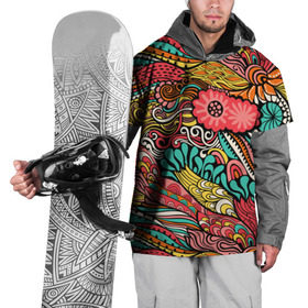 Накидка на куртку 3D с принтом Яркий Узор в Новосибирске, 100% полиэстер |  | Тематика изображения на принте: акварель | водоросли | волна | волны | графика | завитки | искусство | краски | кружево | лето | море | морская звезда | океан | осьминог | радуга | сюрреализм | текстура | цветы | щупальца | эскиз