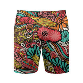 Мужские шорты 3D спортивные с принтом Яркий Узор в Новосибирске,  |  | Тематика изображения на принте: акварель | водоросли | волна | волны | графика | завитки | искусство | краски | кружево | лето | море | морская звезда | океан | осьминог | радуга | сюрреализм | текстура | цветы | щупальца | эскиз