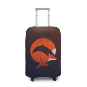 Чехол для чемодана 3D с принтом Лисица и дельфин в Новосибирске, 86% полиэфир, 14% спандекс | двустороннее нанесение принта, прорези для ручек и колес | Тематика изображения на принте: fox | два в одном | животное | зверь | красивая | лис | лиса | лисенок | лисица | лисичка | мех | патрикеевна | плутовка | прикольная | природа | рисунок | рыба | рыжая | рыжий цвет | сказка | хвост | хитрая