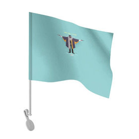 Флаг для автомобиля с принтом Омерзительная восьмерка в Новосибирске, 100% полиэстер | Размер: 30*21 см | major marquis warren | the hateful eight | квентин тарантино