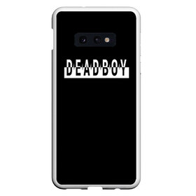 Чехол для Samsung S10E с принтом DeadBoy в Новосибирске, Силикон | Область печати: задняя сторона чехла, без боковых панелей | Тематика изображения на принте: bones | dead boy | deadboy | th@ kid | элмо кеннеди оконнор
