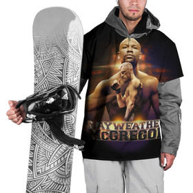 Накидка на куртку 3D с принтом Mayweather vs McGregor в Новосибирске, 100% полиэстер |  | Тематика изображения на принте: конор макгрегор | флойд мейвезер