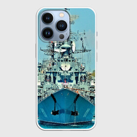 Чехол для iPhone 13 Pro с принтом Сторожевой корабль в Новосибирске,  |  | Тематика изображения на принте: 3d | море | севастополь | сторожевой корабль | судно | черноморский флот