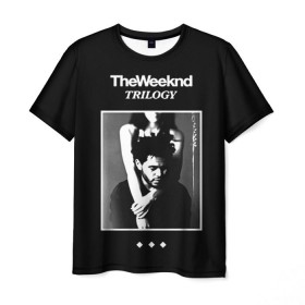 Мужская футболка 3D с принтом The Weeknd в Новосибирске, 100% полиэфир | прямой крой, круглый вырез горловины, длина до линии бедер | the weeknd | викенд | тесфайе | уикенд
