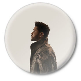 Значок с принтом The Weeknd в Новосибирске,  металл | круглая форма, металлическая застежка в виде булавки | Тематика изображения на принте: the weeknd | викенд | тесфайе | уикенд