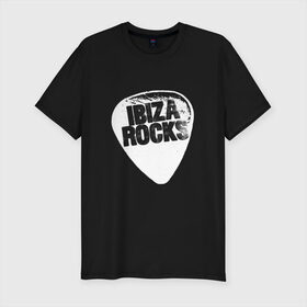 Мужская футболка премиум с принтом Ibiza Rocks Black & White в Новосибирске, 92% хлопок, 8% лайкра | приталенный силуэт, круглый вырез ворота, длина до линии бедра, короткий рукав | Тематика изображения на принте: dj | ibiza | pink | rocks | вечеринка | гламур | диджей | дизайн | ибица | клуб | мода | остров | отпуск | пафос | путешествие | рок | стиль