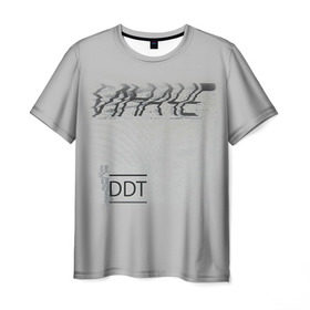 Мужская футболка 3D с принтом ДДТ в Новосибирске, 100% полиэфир | прямой крой, круглый вырез горловины, длина до линии бедер | ddt | ддт | русский рок | шевчук
