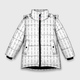 Зимняя куртка для девочек 3D с принтом Fuck You (Цвет Белый) в Новосибирске, ткань верха — 100% полиэстер; подклад — 100% полиэстер, утеплитель — 100% полиэстер. | длина ниже бедра, удлиненная спинка, воротник стойка и отстегивающийся капюшон. Есть боковые карманы с листочкой на кнопках, утяжки по низу изделия и внутренний карман на молнии. 

Предусмотрены светоотражающий принт на спинке, радужный светоотражающий элемент на пуллере молнии и на резинке для утяжки. | Тематика изображения на принте: boxing | mayweather | mcgregor | ufc | you | конор | макгрегор | мейвейзер | флойд