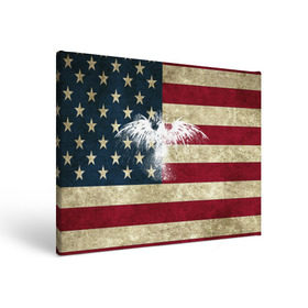 Холст прямоугольный с принтом Флаг США с белым орлом в Новосибирске, 100% ПВХ |  | usa | америка | американец | америки | звездно полосатый | необычный | нью йорк | орел | соединенные | сша | флаг | штаты | янки