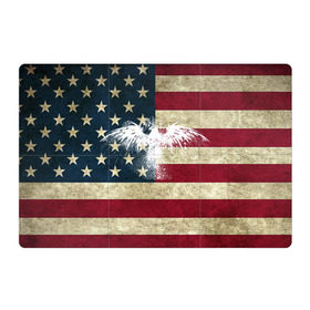 Магнитный плакат 3Х2 с принтом Флаг США с белым орлом в Новосибирске, Полимерный материал с магнитным слоем | 6 деталей размером 9*9 см | usa | америка | американец | америки | звездно полосатый | необычный | нью йорк | орел | соединенные | сша | флаг | штаты | янки