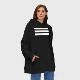 Худи SuperOversize хлопок с принтом XXIII ORIGINAL в Новосибирске, 70% хлопок, 30% полиэстер, мягкий начес внутри | карман-кенгуру, эластичная резинка на манжетах и по нижней кромке, двухслойный капюшон
 | 23 | black | japan | milk | original | xxiii | белый | гламур | дизайн | клуб | пафос | стиль мода | черный | япония