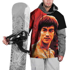 Накидка на куртку 3D с принтом Брюс Ли в Новосибирске, 100% полиэстер |  | Тематика изображения на принте: bruce lee | dragon | брюс | гонконг | дракон | китай | кунг фу | легенда | ли