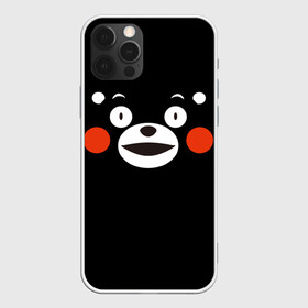 Чехол для iPhone 12 Pro с принтом Kumamon краснощекий в Новосибирске, силикон | область печати: задняя сторона чехла, без боковых панелей | Тематика изображения на принте: kumamon | во имя сатаны | во славу сатане | кумамон