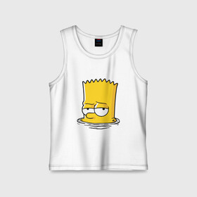 Детская майка хлопок с принтом Bart в Новосибирске,  |  | bart | boy | homer | simpsons | барт | гомер | мальчик | мультфильм | симпсон | симпсоны | спрингфилд