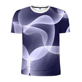 Мужская футболка 3D спортивная с принтом Abstract colors в Новосибирске, 100% полиэстер с улучшенными характеристиками | приталенный силуэт, круглая горловина, широкие плечи, сужается к линии бедра | 