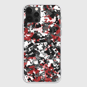 Чехол для iPhone 12 Pro Max с принтом Городской камуфляж в Новосибирске, Силикон |  | camo | urban | белый | гранж | красный | маскировка | милитари | паттерн | серый | текстура