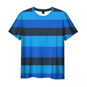 Мужская футболка 3D с принтом Фк Зенит в Новосибирске, 100% полиэфир | прямой крой, круглый вырез горловины, длина до линии бедер | Тематика изображения на принте: blue | champions | league | петербург | санкт | синий | форма