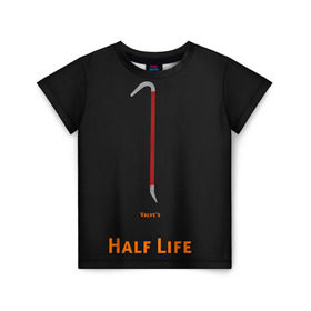 Детская футболка 3D с принтом Half-Life в Новосибирске, 100% гипоаллергенный полиэфир | прямой крой, круглый вырез горловины, длина до линии бедер, чуть спущенное плечо, ткань немного тянется | Тематика изображения на принте: freeman | gordon | half | halflife | hl | life | гордон | лайф | фримен | халва | халф | халфлайф | халява