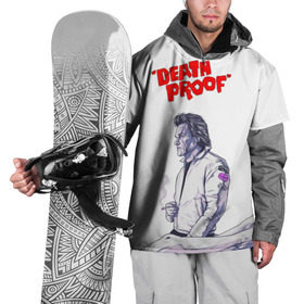 Накидка на куртку 3D с принтом Death proof в Новосибирске, 100% полиэстер |  | stuntman mike | квентин | курт рассел | тарантино