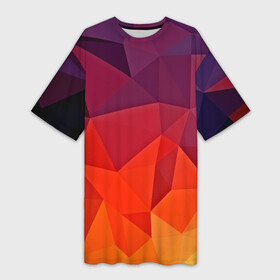 Платье-футболка 3D с принтом Geometric в Новосибирске,  |  | abstract | abstraction | color | geometry | mirror | polygon | абстракция | геометрия | грани | линии | полигоны | сочетания | треугольники