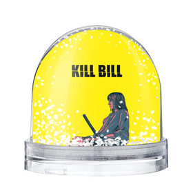 Снежный шар с принтом Убить Билла в Новосибирске, Пластик | Изображение внутри шара печатается на глянцевой фотобумаге с двух сторон | kill bill | катана | квентин | меч | невеста | тарантино | ума турман
