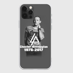 Чехол для iPhone 12 Pro Max с принтом Честер Беннингтон в Новосибирске, Силикон |  | bennington | chester | linkin | park | rip | беннингтон | честер