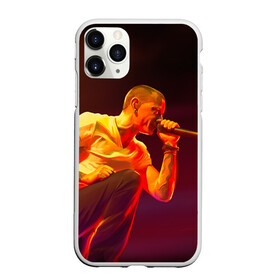 Чехол для iPhone 11 Pro матовый с принтом Chester Bennington в Новосибирске, Силикон |  | chester bennington | рок