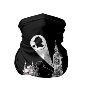 Бандана-труба 3D с принтом Шерлок Холмс в Новосибирске, 100% полиэстер, ткань с особыми свойствами — Activecool | плотность 150‒180 г/м2; хорошо тянется, но сохраняет форму | holmes | sherlock | sherlock holmes | англия | великобритания | сыщик | холмс | шерлок