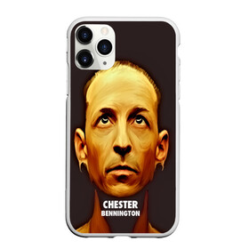 Чехол для iPhone 11 Pro матовый с принтом Chester Bennington в Новосибирске, Силикон |  | 3d | chester bennington | grey daze | linkin park | stone temple pilots | альтернатива | беннингтон | музыка | честер