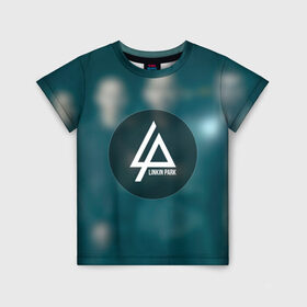 Детская футболка 3D с принтом Для любителя Linkin Park в Новосибирске, 100% гипоаллергенный полиэфир | прямой крой, круглый вырез горловины, длина до линии бедер, чуть спущенное плечо, ткань немного тянется | linkin park | беннингтон | линкин парк | логотип | майк | рок | честер | честор | шинода