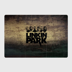 Магнитный плакат 3Х2 с принтом Linkin Park Band в Новосибирске, Полимерный материал с магнитным слоем | 6 деталей размером 9*9 см | chester bennington | linkin park | беннингтон | линкин паркб честер | майк | шинода