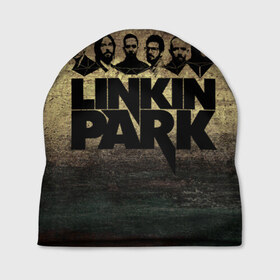 Шапка 3D с принтом Linkin Park Band в Новосибирске, 100% полиэстер | универсальный размер, печать по всей поверхности изделия | chester bennington | linkin park | беннингтон | линкин паркб честер | майк | шинода