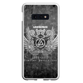 Чехол для Samsung S10E с принтом 2017 Chester Linkin Park в Новосибирске, Силикон | Область печати: задняя сторона чехла, без боковых панелей | Тематика изображения на принте: bennington | chester | linkin park | беннингтон | линкин парк | майк | честер | шинода