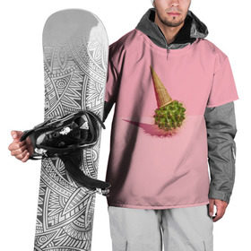 Накидка на куртку 3D с принтом Ванильный Кактус в Новосибирске, 100% полиэстер |  | вафля | вкусняшка | еда | жара | иголки | кактусы | картина | лед | лето | мимими | мороженка | мороженое | необычный | пломбир | растение | рожок | розовый | сладкое | сюрреализм | тень | эскимо