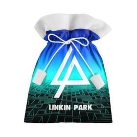Подарочный 3D мешок с принтом Linkin Park в Новосибирске, 100% полиэстер | Размер: 29*39 см | 3d | chester bennington | grey daze | linkin park | stone temple pilots | альтернатива | беннингтон | музыка | честер