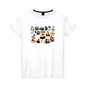 Женская футболка хлопок с принтом SKAM 9 в Новосибирске, 100% хлопок | прямой крой, круглый вырез горловины, длина до линии бедер, слегка спущенное плечо | skam | скам | стыд