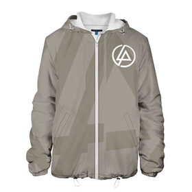 Мужская куртка 3D с принтом Linkin Park Hoodie в Новосибирске, ткань верха — 100% полиэстер, подклад — флис | прямой крой, подол и капюшон оформлены резинкой с фиксаторами, два кармана без застежек по бокам, один большой потайной карман на груди. Карман на груди застегивается на липучку | 0x000000123 | chester | linkin park | линкин парк